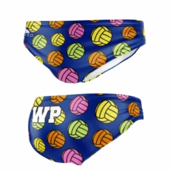 BAÑADOR WATERPOLO HOMBRE NEON BALLS