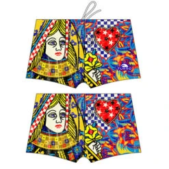BOXER FULL PRINTER QUEEN HEART VINTAGE